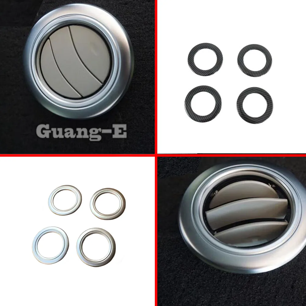 

Наклейка декоративная крышка отделка ABS кондиционера выходное отверстие Крыши вентиляционные части 4 шт. для Toyota Sienna 2015 2016 2017 2018 2019