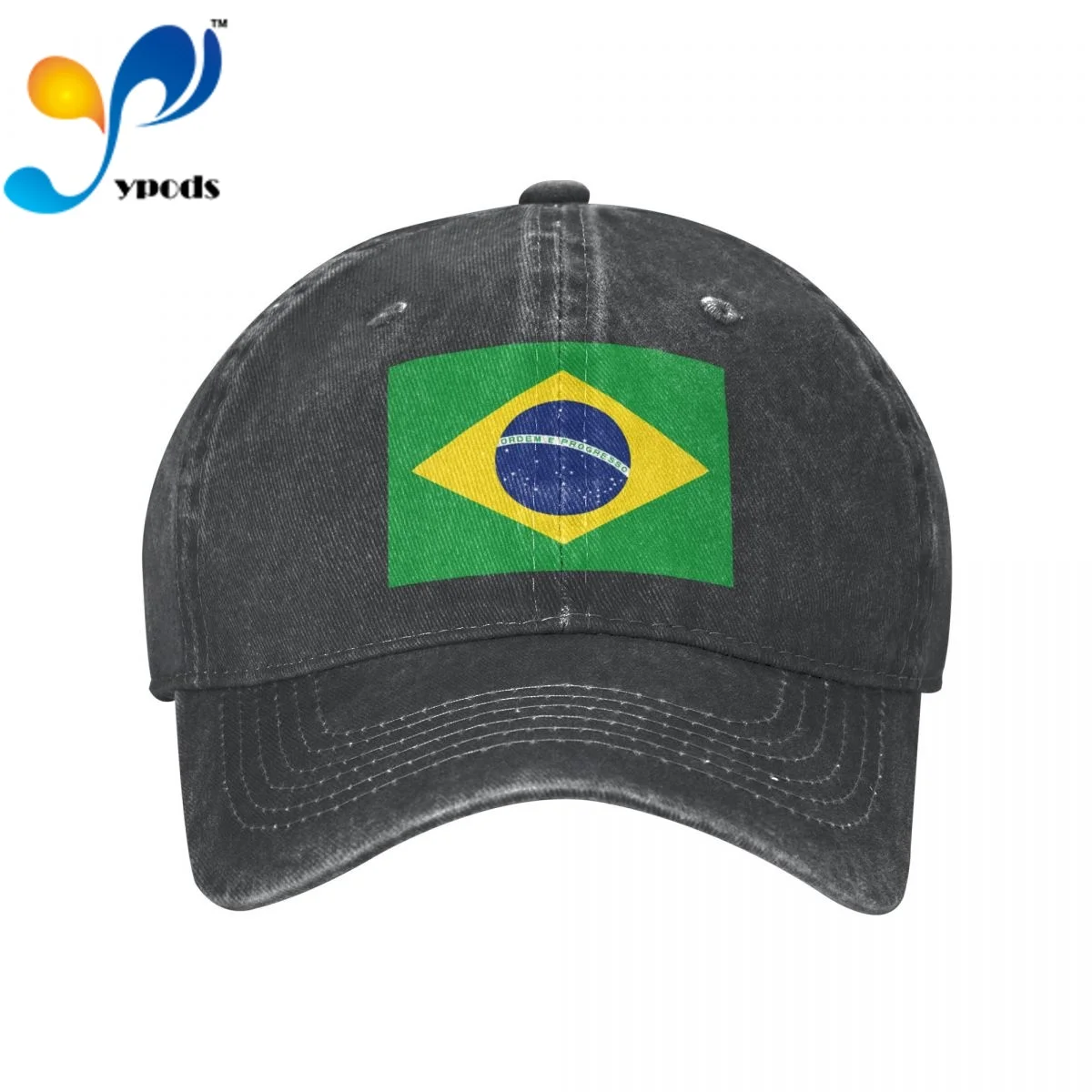 

New Brand Anime Flag Of Brazil Cartoon Styles Snapback Cap Cotton Baseball Cap Men Women Dad Hat Trucke
