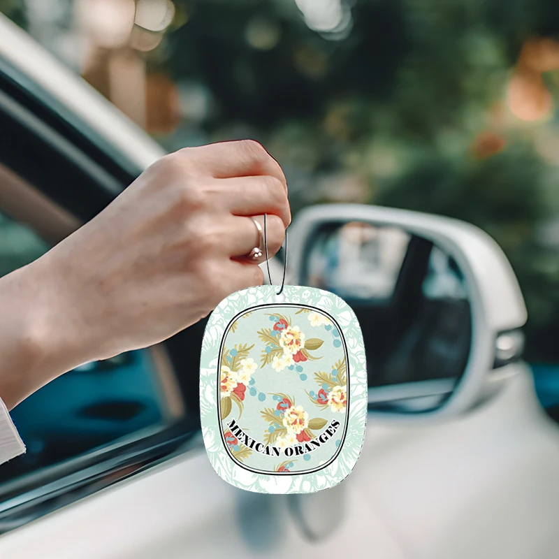 

2/3/5PCS Car Aromatherapy Universal Bitter Brewing Of Citrus Air Freshner Lovable Gentle Car Solid Jewelry