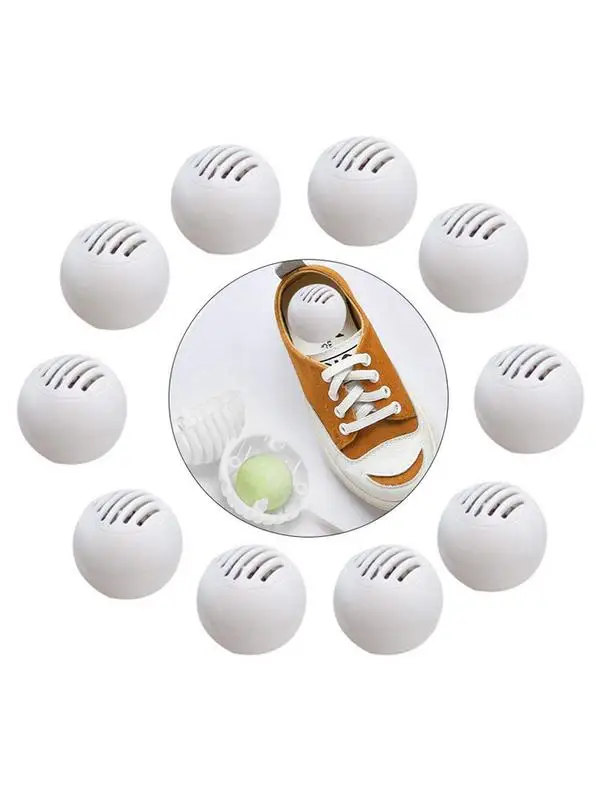 5pcs Shoes Cleaner Fresher Deodorant Dry Deodorizer Air Purifying Switch Ball Shoes Odor Balls For Shoes images - 6
