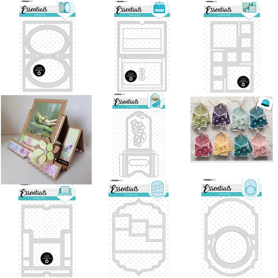 

Large Dies Assembly Box Metal Cutting Dies 2022 New Scrapbooking Album Paper Decorative Crafts Embossing Folders Card Making