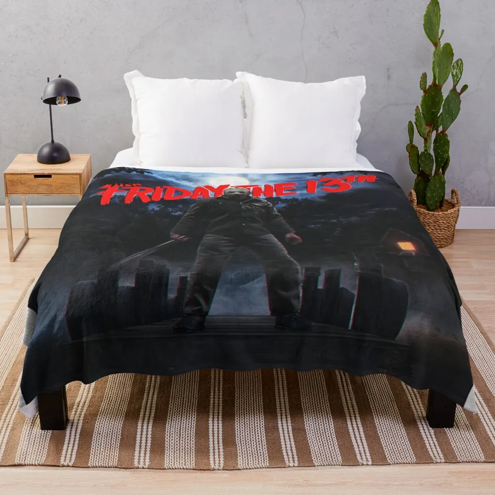 

Friday the 13thThrow Blanket luxury blanket luxury thicken blanket