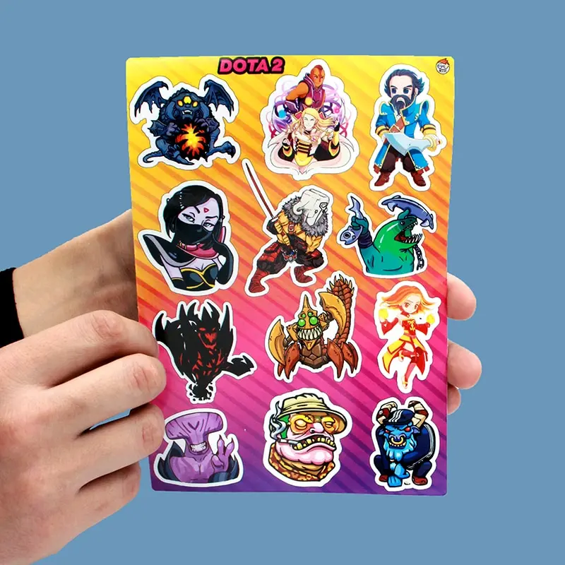 Наклейки Geekroom дота 2 dota стикеры для детей виниловые самоклеющиеся детские