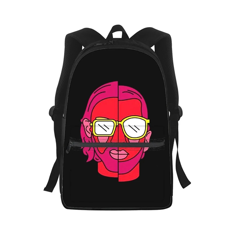 PNL Hip hop rapper Men Women Backpack 3D Print Fashion Student School Bag Laptop Backpack Kids Travel Shoulder Bag