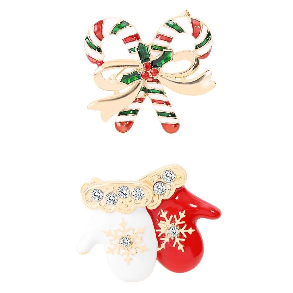 

12 шт. Рождественские Браслеты, праздничные браслеты из сплава с кристаллами, Рождественская брошь в виде снеговика, животного