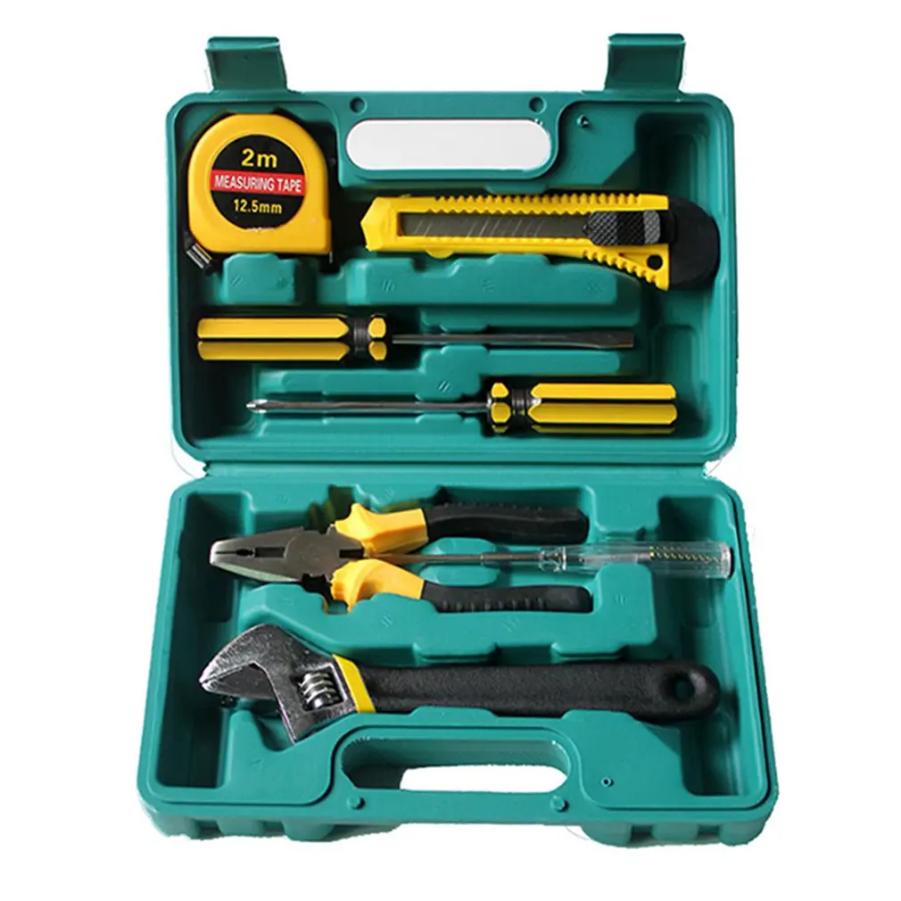 

8pcs Socket Ratchet Car Repair Tool Case Precision Sleeve Universal Joint Hardware Kit Auto Repairing Hand Wrench Tool Set