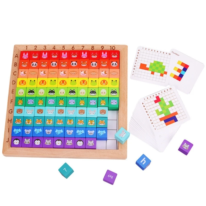 

Wooden Block Game Brain Development Puzzle for Toddlers Kids for 3Years+ Old
