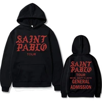 hip hop kanye west saint pablo tour black hoodies men women classic vintage fashion travis scott hoodie cactus jack streetwear