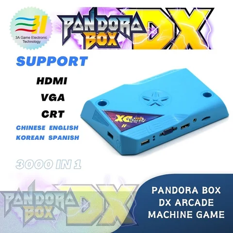 Pandora Box Dx аркадная машина Game3000 в 1 аркадная версия 3D материнская плата Jamma поддержка CRT VGA HDMI выход аркадная доска