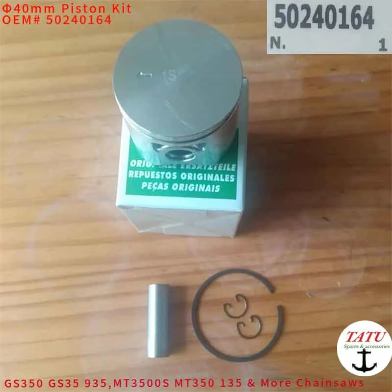GS350 оригинальный поршневой комплект 40 мм 50240164 для EMAK OLEO-MAC GS35 935 EFCO MT350 MT3500 135 бензопилы цилиндр в сборе OEM запчасти