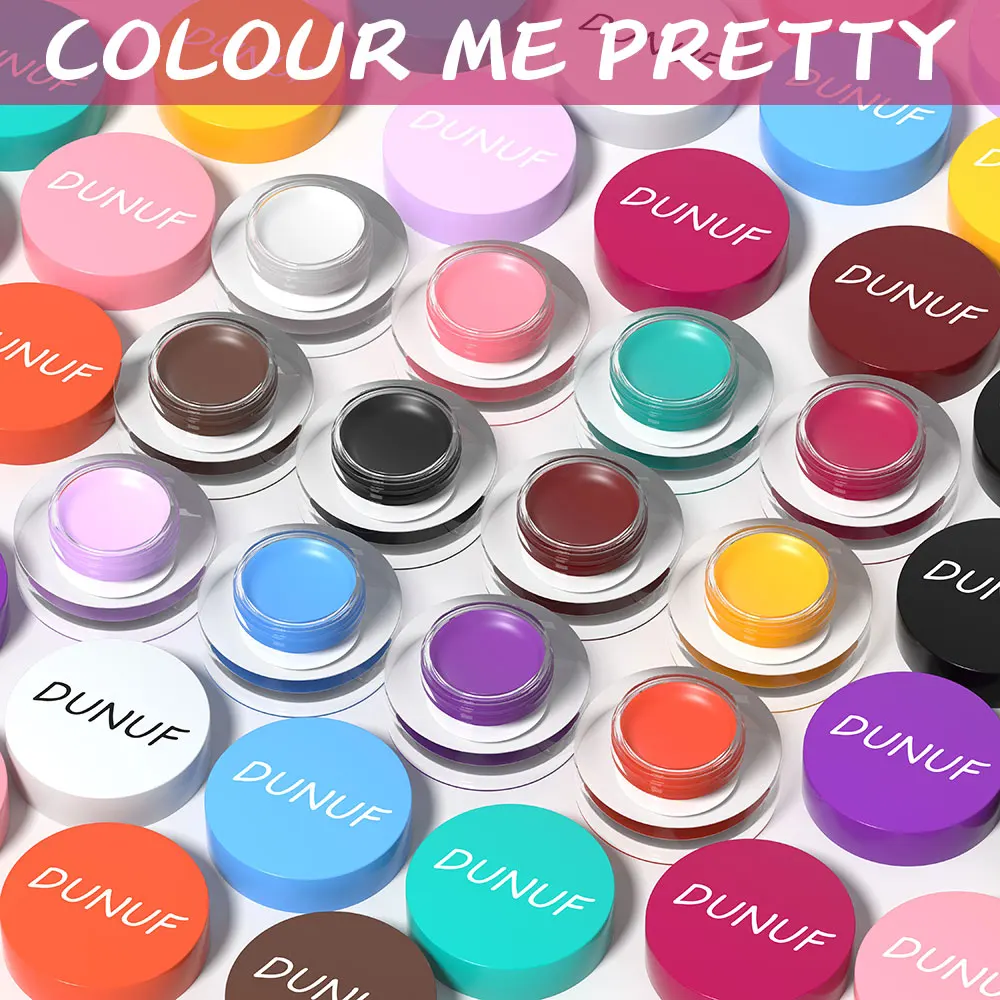 DUNUF 12 цветов водостойкие матовые тени для век подводка глаз крем-краска бровей