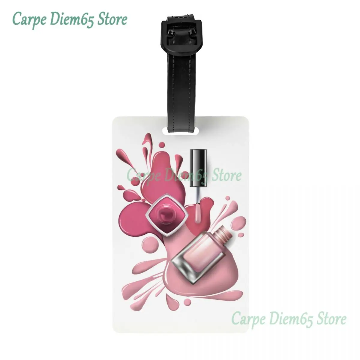 Пользовательский Модный лак для ногтей Косметика багажная бирка с именной карточкой маникюр Личная Обложка идентификационная бирка для дорожной сумки чемодан