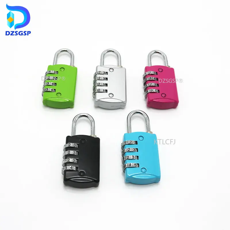 

3 Dial Digit Password Combination Padlock Suitcase Luggage Metal Code Lock Mini Coded Keyed Anti-Theft Locks Cijfersloten