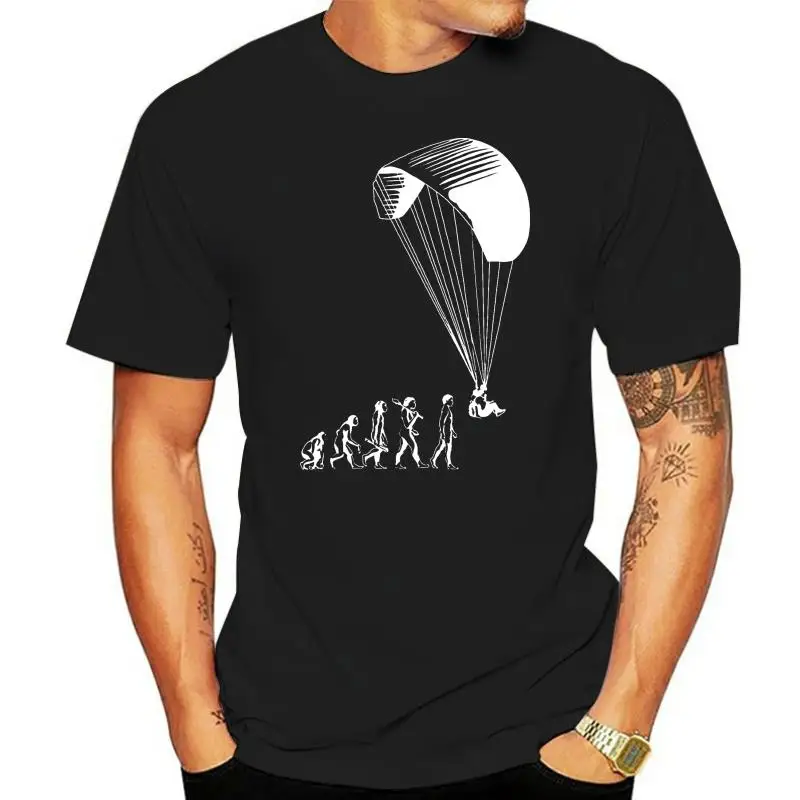 

Paragliding Parachutes Soaring New Summer Style Printed Cotton O Neck Tee Shirt Short Sleeve Fit Short-Sleeve T Shirt
