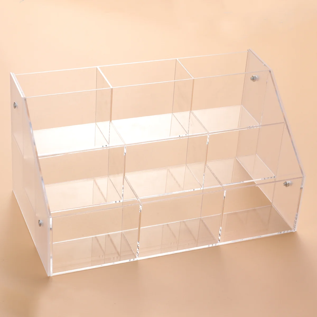 

1pc Makeup Organizer Enlarged Compartment Tiered Cosmetics Holder for Brushes Skincare