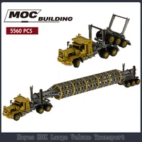 technology moc large volume transport building blocks powertrain motor machine creator expert model assembling bricks toys gifts