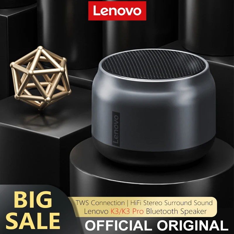 Оригинальный динамик Lenovo K3/K3 Pro TWS BT5.0 портативный беспроводной аудио плеер