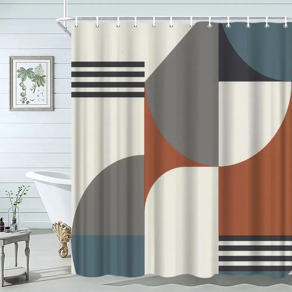 

Шторка для душа Современная АРКА абстрактное солнце полиэстер