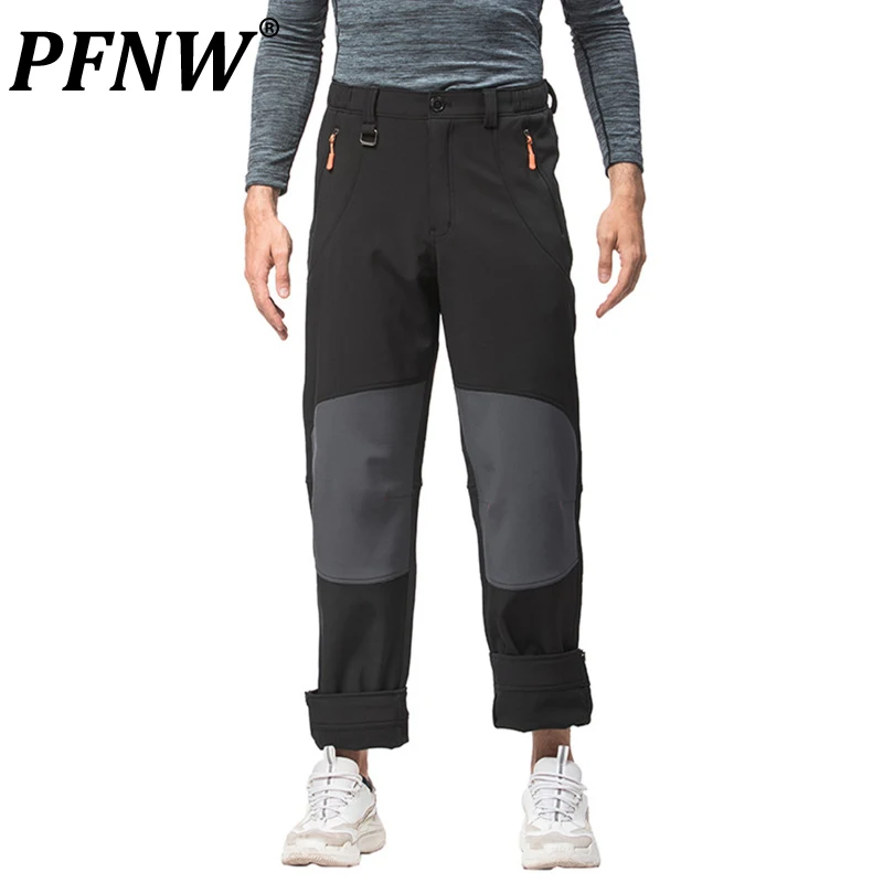 

PFNW Spring Summer Men's Tide Outdoor Sports Techwear Pants Drawcord Handsome Side Zippers Pockets Casual Cool Trousers 12A9114