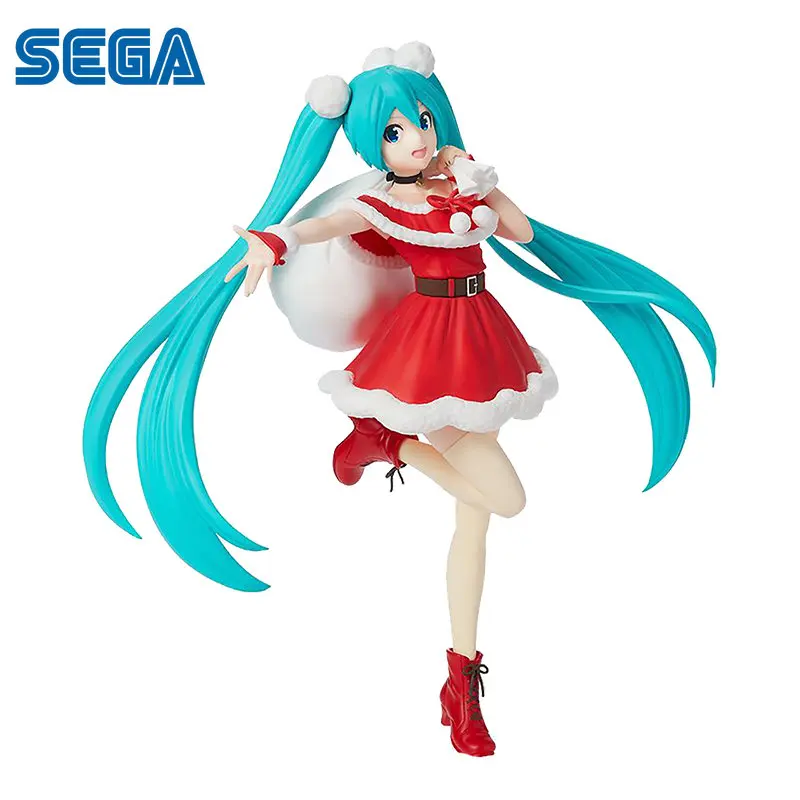 

SEGA SPM Piapro VOCALOID Hatsune Miku Рождество 2020 Аниме Фигурка Коллекционная мультяшная модель игрушки экшн-фигурка модель детские игрушки