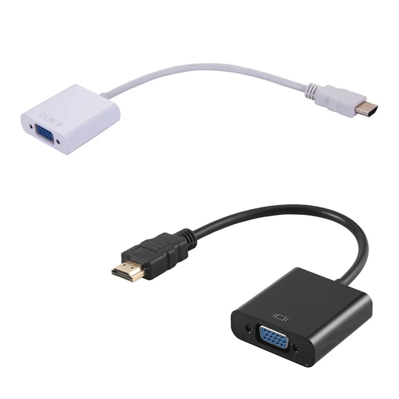 

Переходник с HDMI на VGA HDMI «папа» на VGA «мама» RGB адаптер «Папа-мама» кабель 1080P для ПК «Папа-мама» переходник