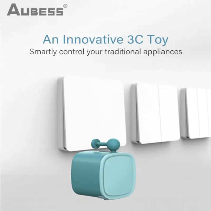 

AUBESS Tuya Smart Cubetouch Bot Switch Button Pusher Remote Control Smart Home Voice Control For Alexa Google Assistant