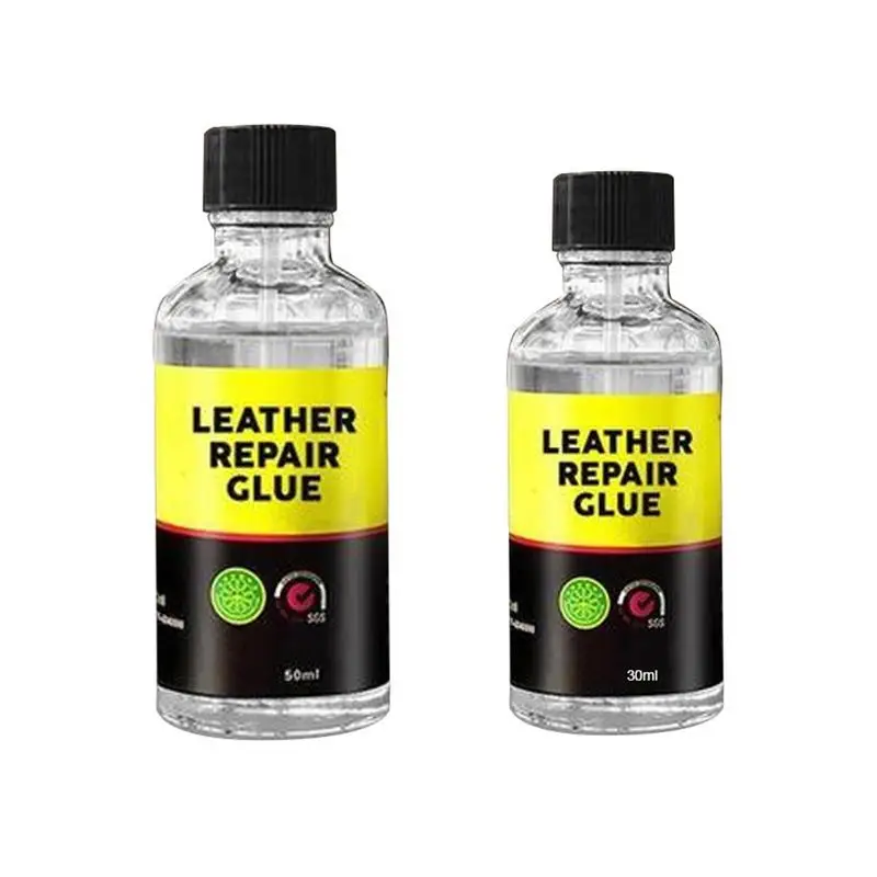 

50/30ml Leather Repair Glue Auto Seat Maintenance Leather Care Care Renovated Agent For Car Scratch Long Lasting And Protection