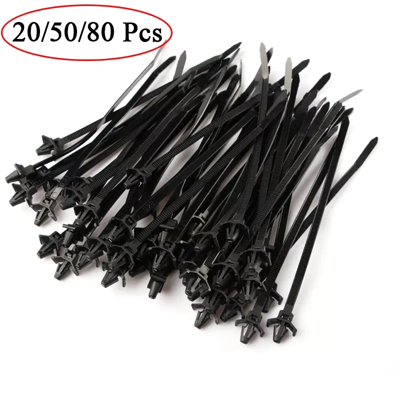 

Harness Fastener Cable Clamp Clips Cable Ties Management Car Wire Organizers For Car Corrugated Pipe Car-styling