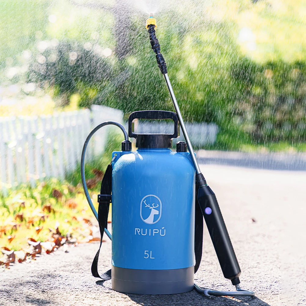 

5L Plant Sprayer Automatic Watering Spray 360 Adjustable Swivel Nozzle 2200 MAH Battery Powered for Home Backyard Courtyard Yard