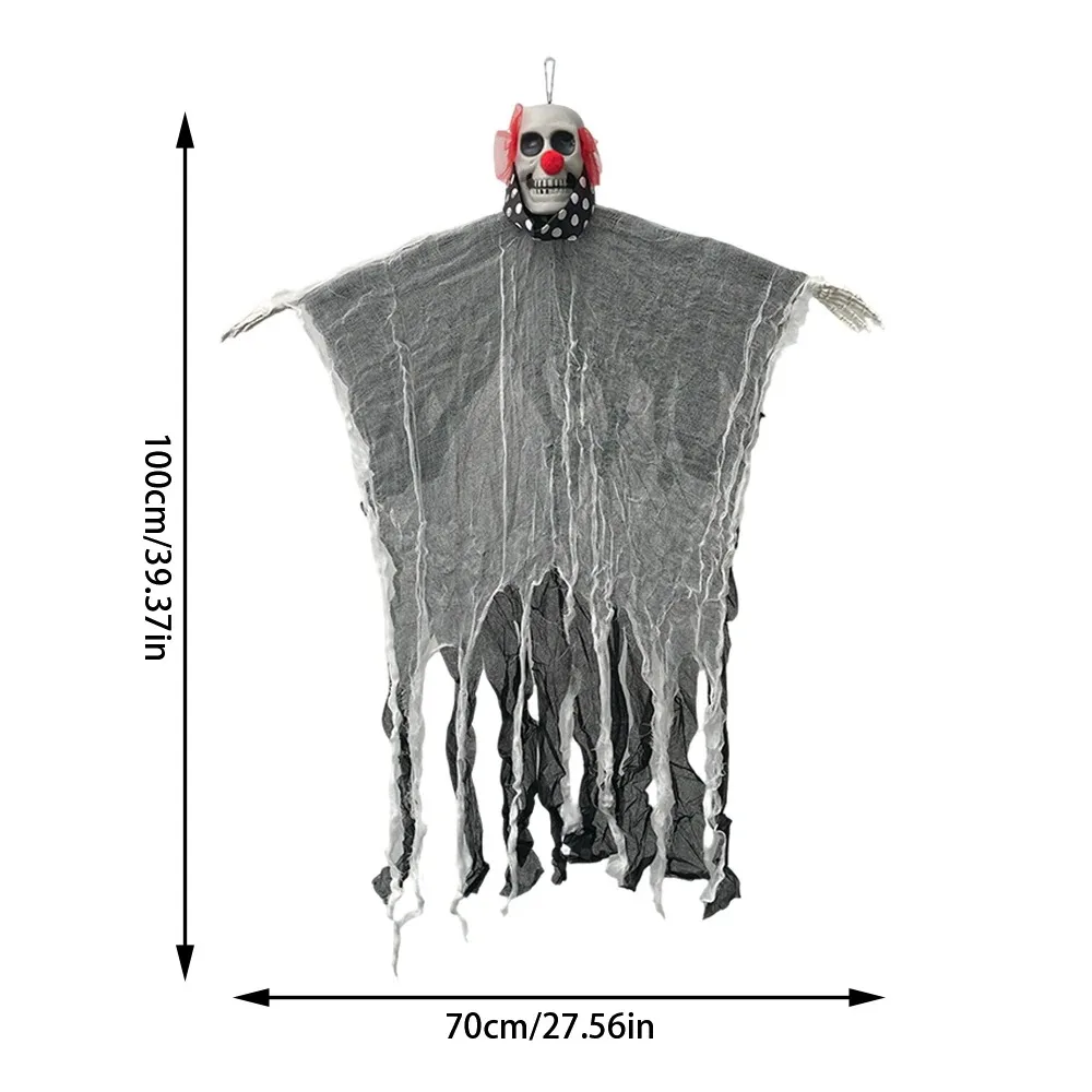 

Украшения на Хэллоуин: скелет и призрак