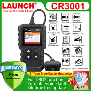 LAUNCH CR3001OBD2 сканер поддерживает полный OBD2 функции автоматического сканирования диагностический инструмент PK ELM327 V1.5 Icar2 код