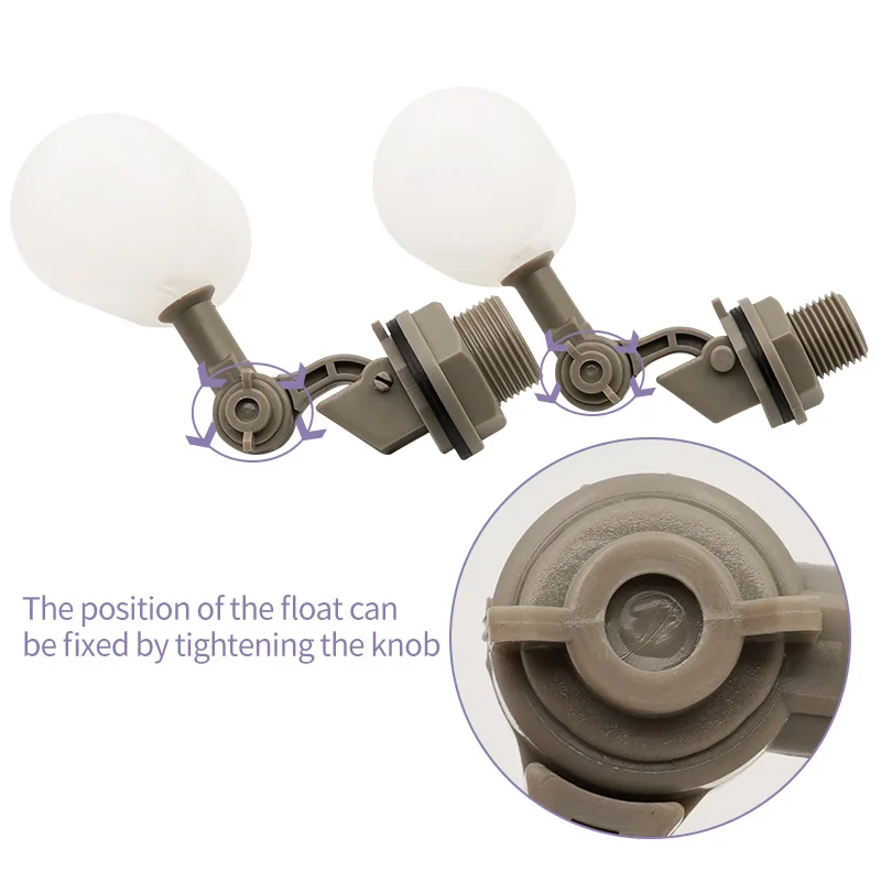 Новый пластиковый поплавковый шаровой клапан для воды отключение 1/2 дюйма 3/4