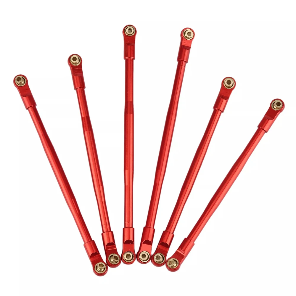 

Aluminum Alloy Suspension Rod Links Set for Axial RBX10 Ryft 1/10 RC Cralwer Upgrades
