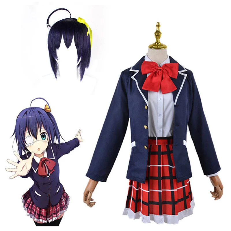 

Chuunibyou Demo Koi ga Shitai Love Chunibyo &amp Other Delusions Takanashi Rikka Dress Uniform Rikka Takanashi Cosplay Costume