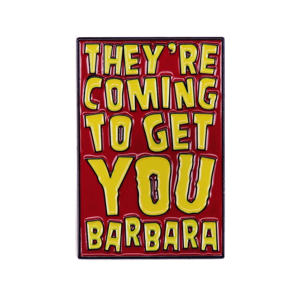 

Horror Movie Pin Letter Brooch Clothing Backpack Hats Shirts Accessories Alloy Brooch Badge Enamel Lapel Pins Fans Gift Jewelly