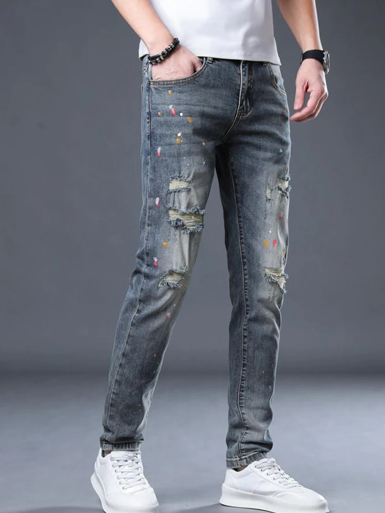 High Stree мужские черные джинсы