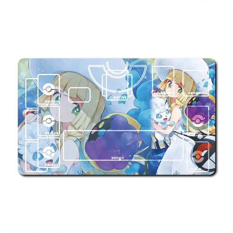 Коврик для карт Pokemon Ptcg Глория жуша тренировочная серия 60x35 см специальная игра