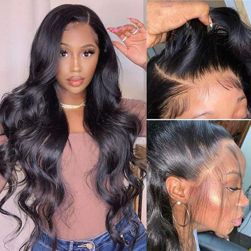 

Парик женский из натуральных волос, 13x4, 30 дюймов, 4x4