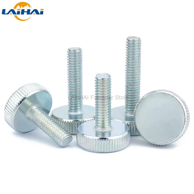 1/2/5 шт. M3 M4 M5 M6 M8 M10 DIN653 GB835 Knurl плоская головка ручная затяжка винт с большим пальцем занавеска настенный стеклянный винт без инструментов