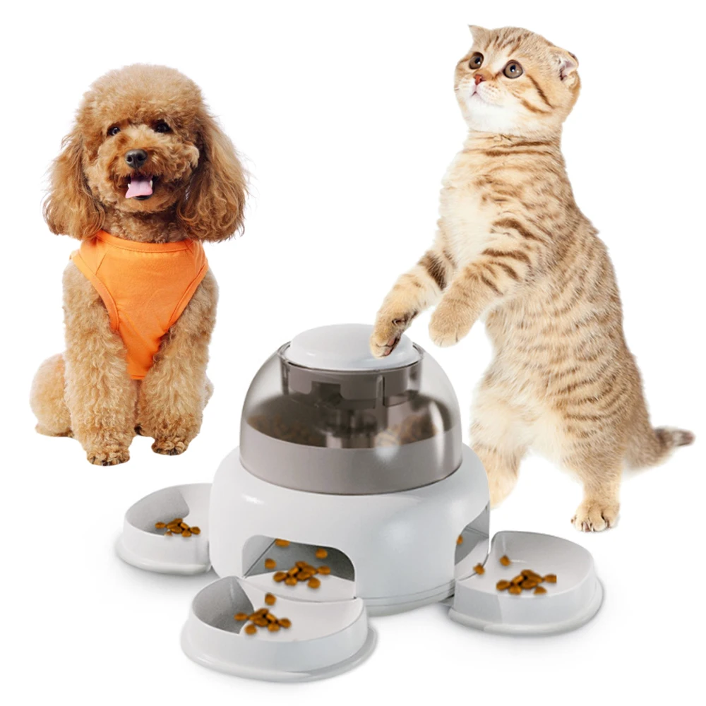 

MultiFunctional Training Game Slow Feeder Press Leaking Food Cat Dog Food Dispenser NonSlip Bowl Pet Accessories Dog Puzzle Toys