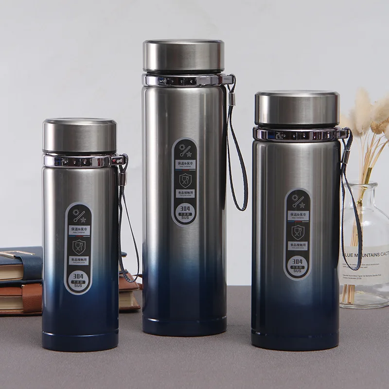 Pаспродажа Смарт-термос из нержавеющей стали, с дисплеем температуры, для занятий спортом, изоляция вакуумных колб