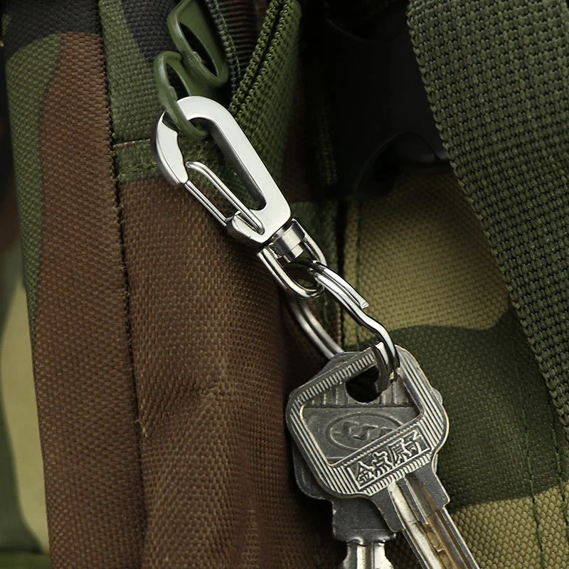 Мини-весенние застежки для рюкзака карабины из цинкового сплава выживания