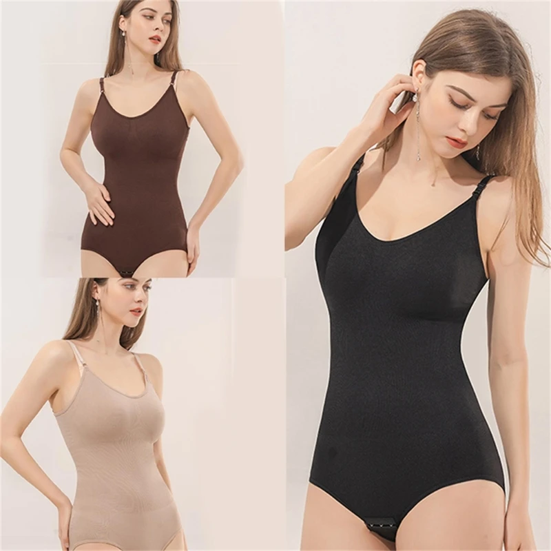 

Womens Body Shaper Slimmer Shapewear Underwears Tummy-Control Body Shaper Seamless Sculpting Thong Bodysuit Shapewear