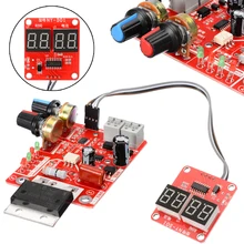 Digital Spot Welder Machine Time Control Board 40A 100A Spot welding Adjust Time & Current Transformer Controller Panel module