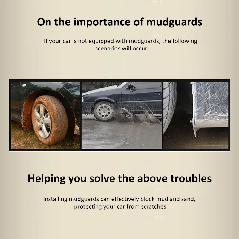 4x автомобильные крылья для Ford Kuga Escape 2 MK2 2013 ~ 2019 передние и задние колеса