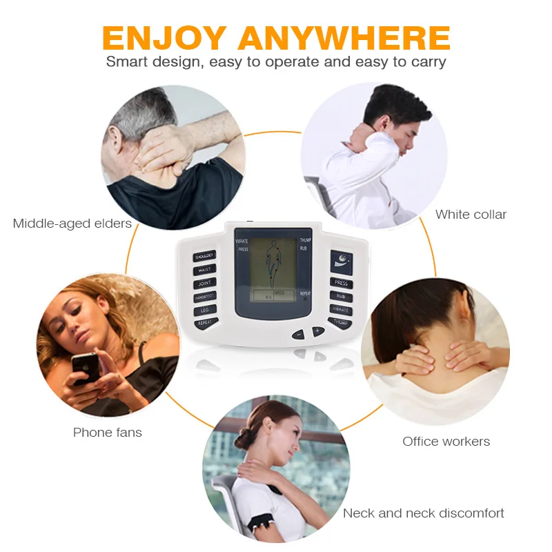 Tens Muscle Stimulator Electric Slipper Massager Gua Sha Acupuncture Pulse Therapy Machine Foot Relaxation Ems Fat Burne |