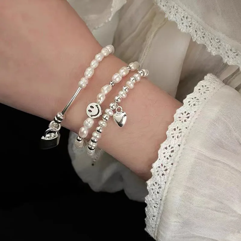 

Женский браслет из серебра 925 пробы, с жемчугом