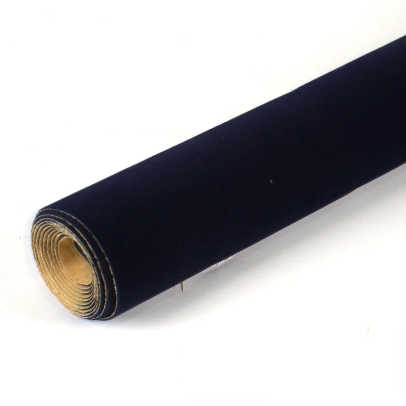 Самоклеящаяся бархатная ткань шириной 45 см клейкая Бархатная Флокированная для