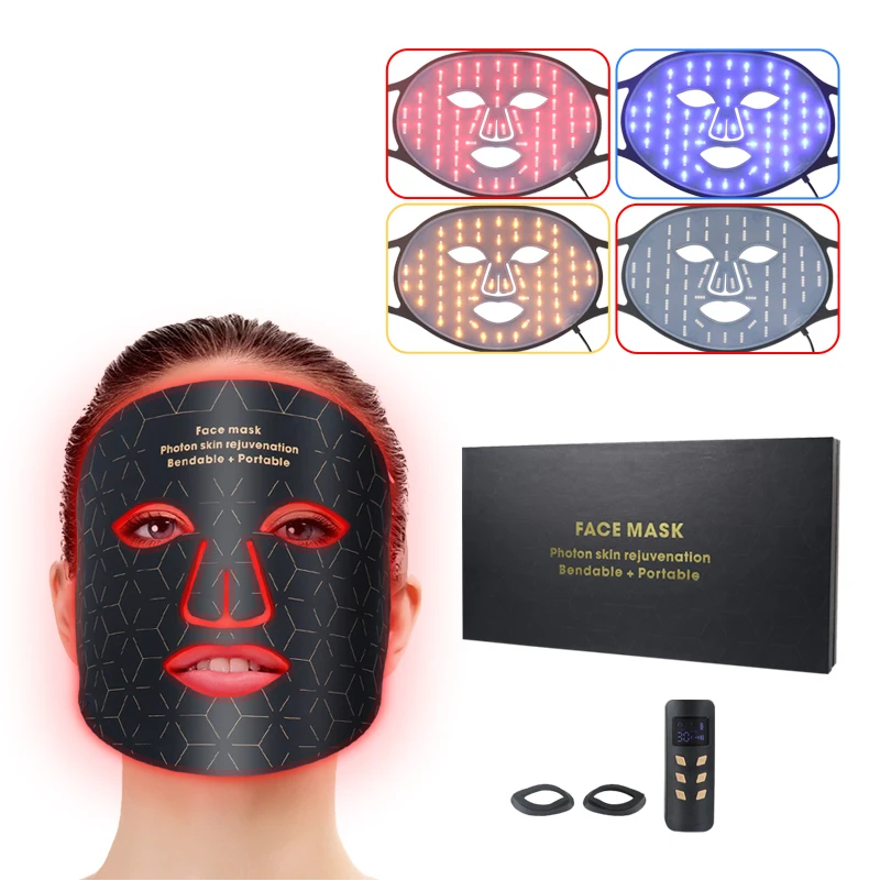 

Новый дизайн, профессиональная инфракрассветильник па, 4 цвета, терапевтическая маска с крассветильник Том, светодиодные маски для лица