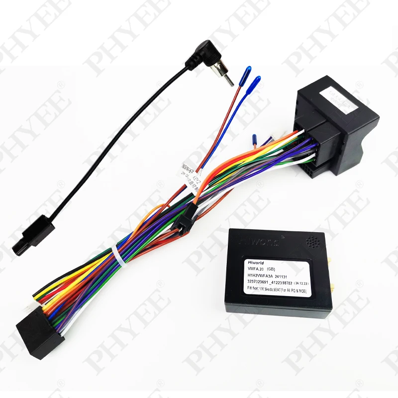 

Адаптер жгута проводов с четырьмя замками CAN Bus Box Автомобильный Android 16-контактный разъем-кабель для VW Golf Mk5 MK6 Passat B6 B7 Leon Octavia 2